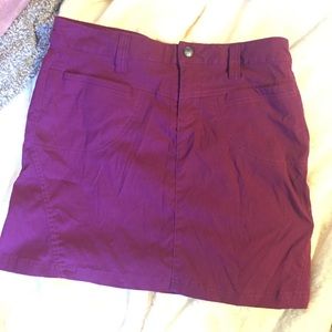 ATHLETA Purple Dipper Cargo Skirt Skort | 4